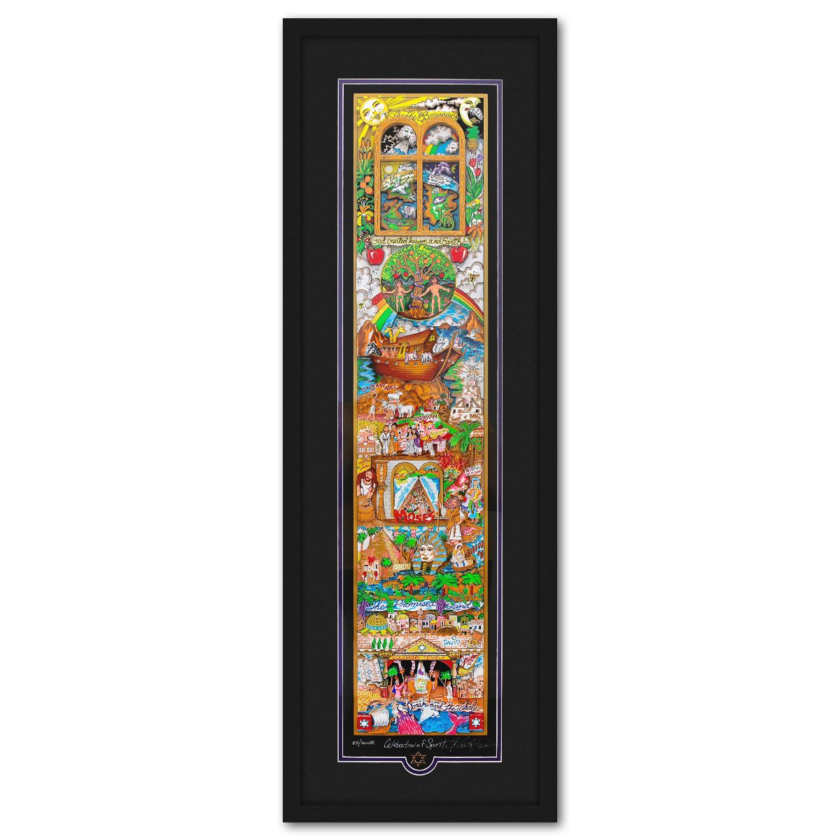 Charles Fazzino- 3D Construction Silkscreen Serigraph "Celebration of Spirit"