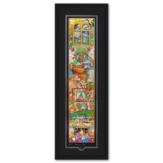 Charles Fazzino- 3D Construction Silkscreen Serigraph "Celebration of Spirit"