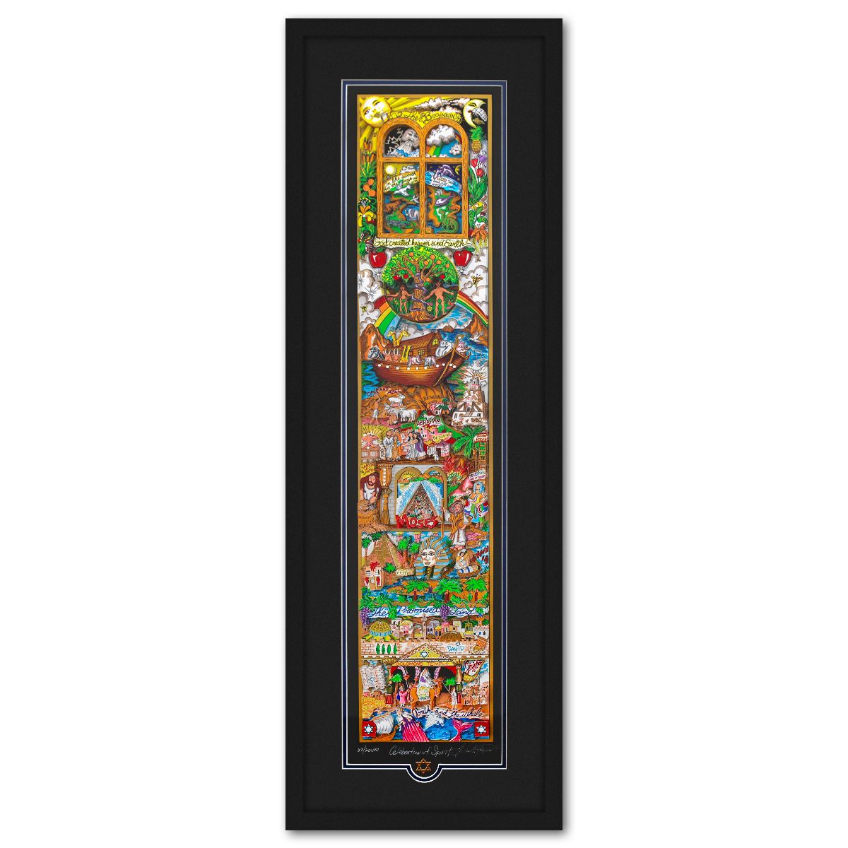 Charles Fazzino- 3D Construction Silkscreen Serigraph "Celebration of Spirit"