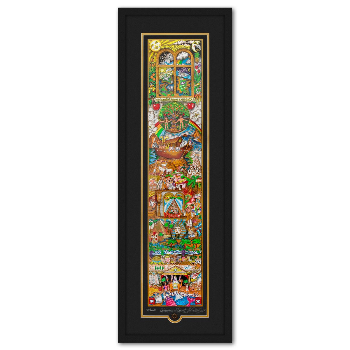 Charles Fazzino- 3D Construction Silkscreen Serigraph "Celebration of Spirit"