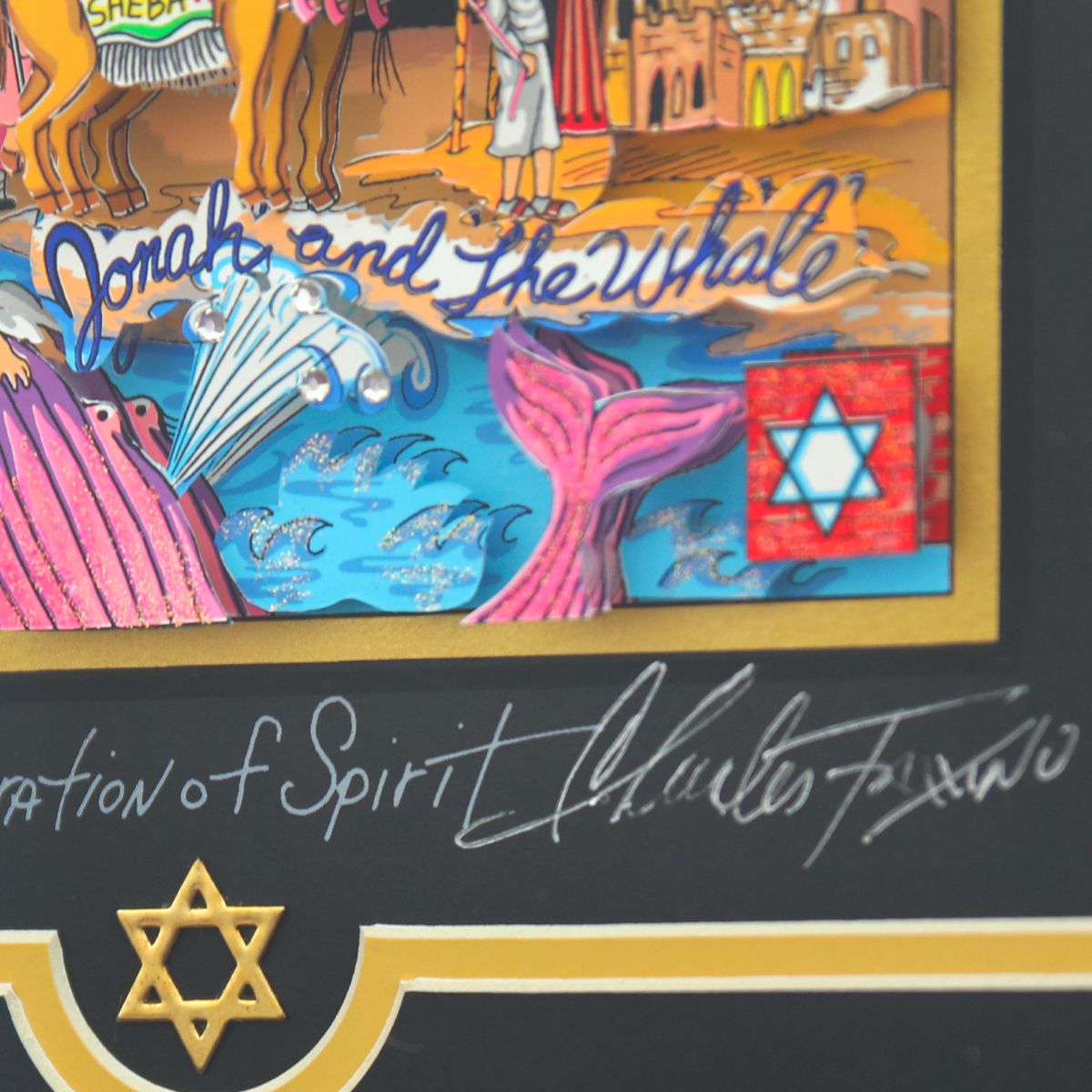 Charles Fazzino- 3D Construction Silkscreen Serigraph "Celebration of Spirit"