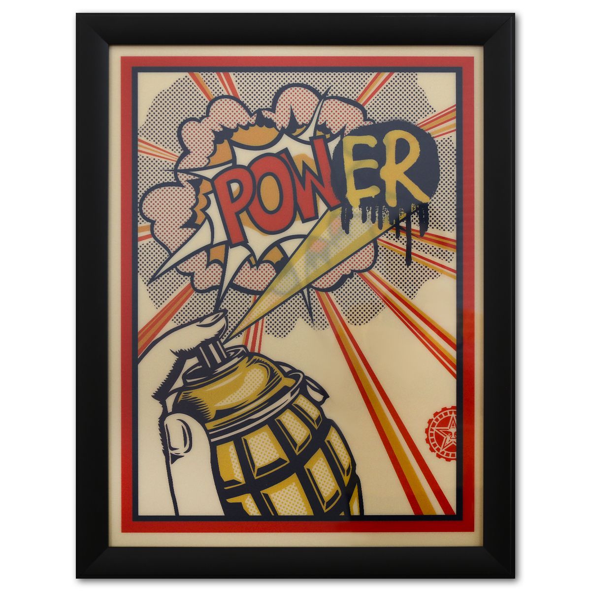 Shepard Fairey- Lenticular "Power"