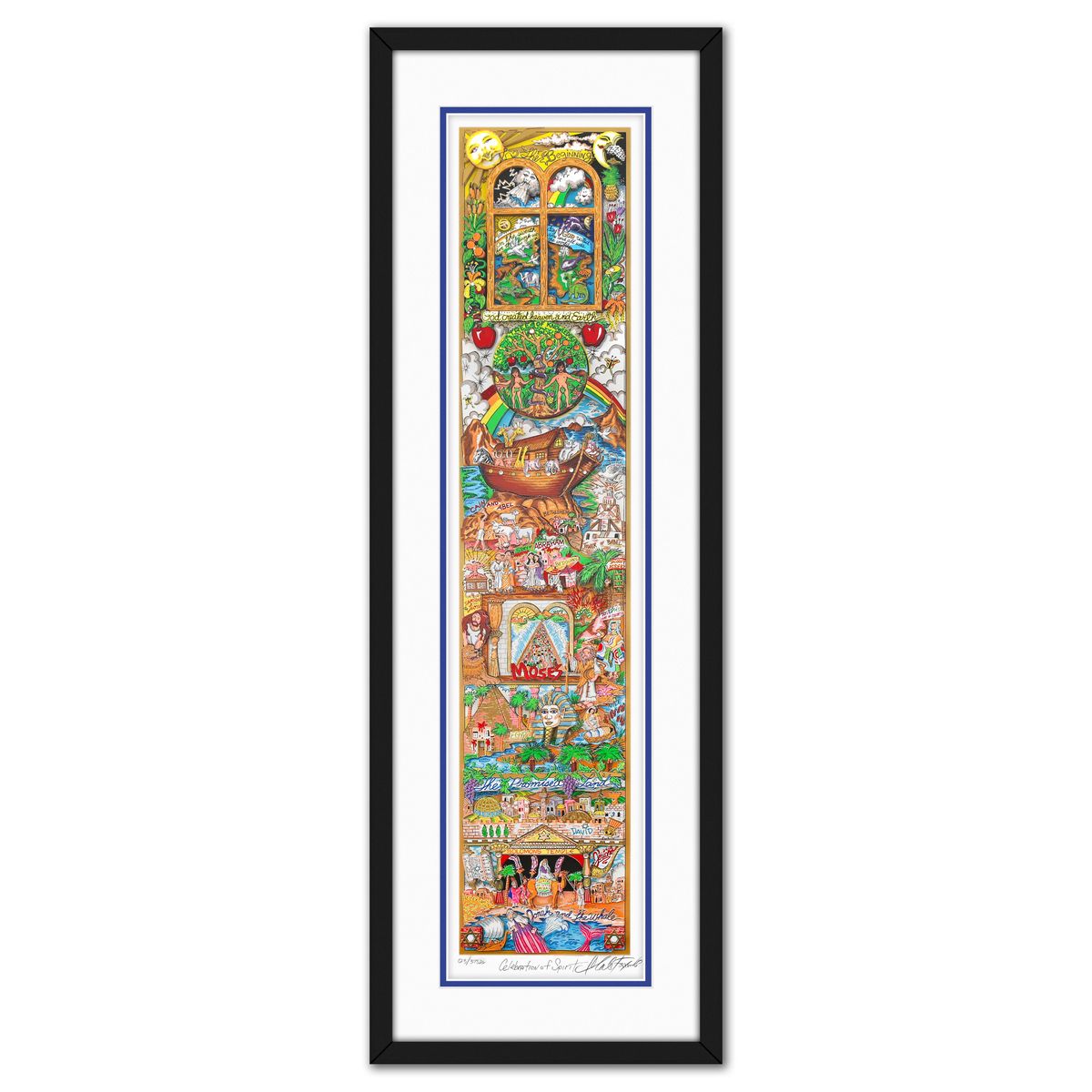 Charles Fazzino- 3D Construction Silkscreen Serigraph "Celebration of Spirit"