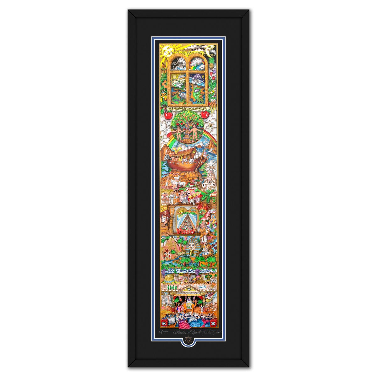 Charles Fazzino- 3D Construction Silkscreen Serigraph "Celebration of Spirit"