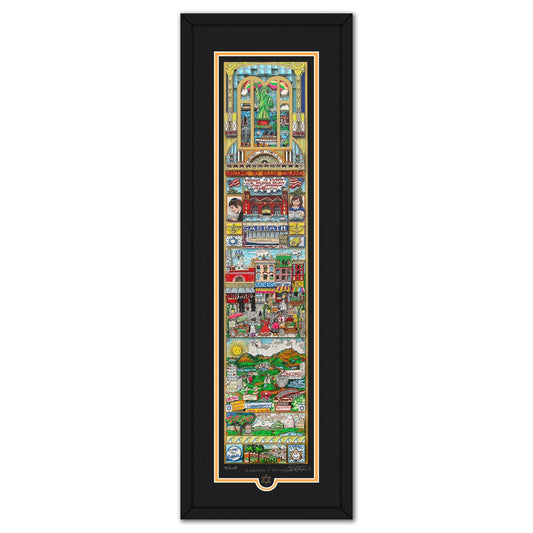 Charles Fazzino- 3D Construction Silkscreen Serigraph "A Celebration of Heritage"