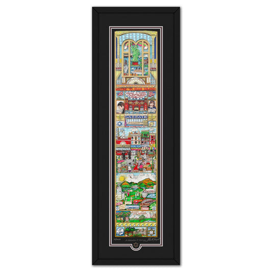 Charles Fazzino- 3D Construction Silkscreen Serigraph "A Celebration of Heritage"