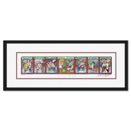 Charles Fazzino- 3D Construction Silkscreen Serigraph "Never Long in the Tooth!"