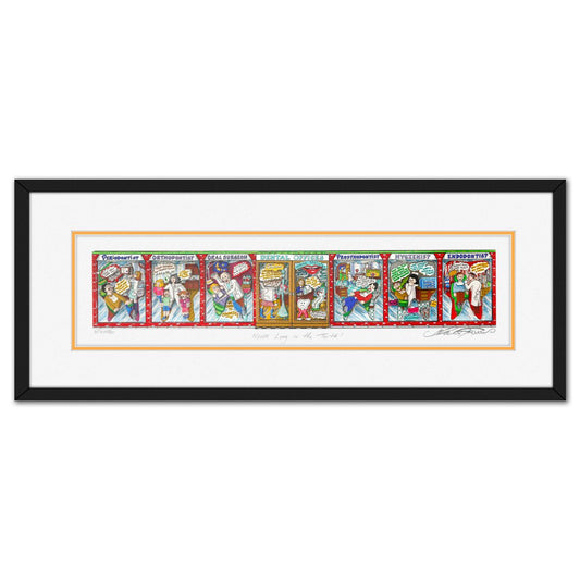 Charles Fazzino- 3D Construction Silkscreen Serigraph "Never Long in the Tooth!"