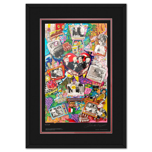 Charles Fazzino- 3D Construction Silkscreen Serigraph "Lucy"