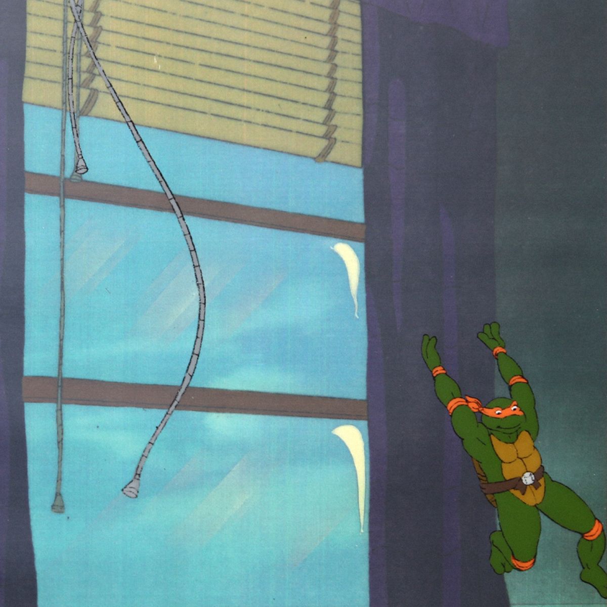 Animation Art- Hand-Painted Cel "Michelangelo"