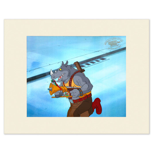 Animation Art- Hand-Painted Cel "Rocksteady"