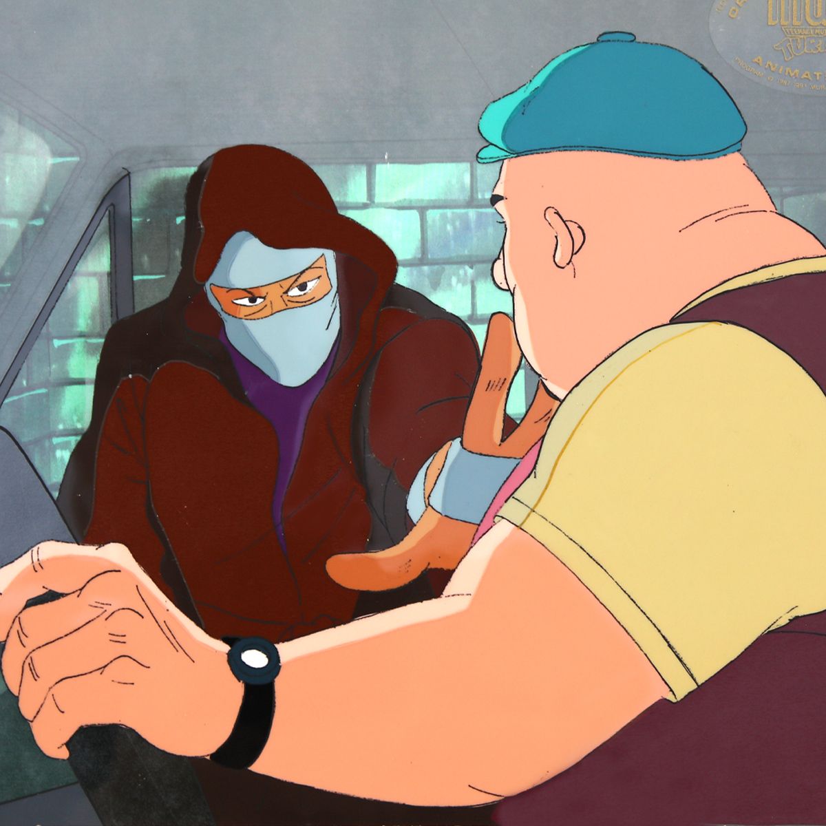 Animation Art- Hand-Painted Cel "Shredder"