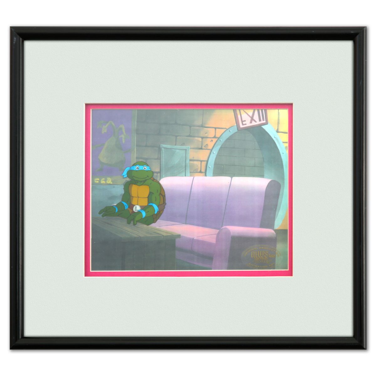 Animation Art- Hand-Painted Cel "Leonardo"