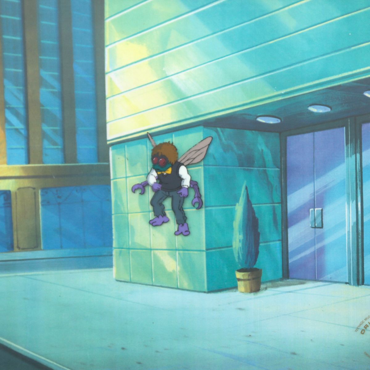 Animation Art- Hand-Painted Cel "Baxter Stockman"