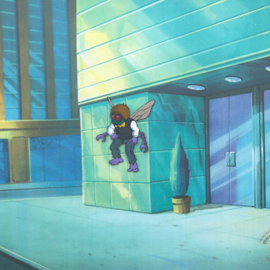 Animation Art- Hand-Painted Cel "Baxter Stockman"