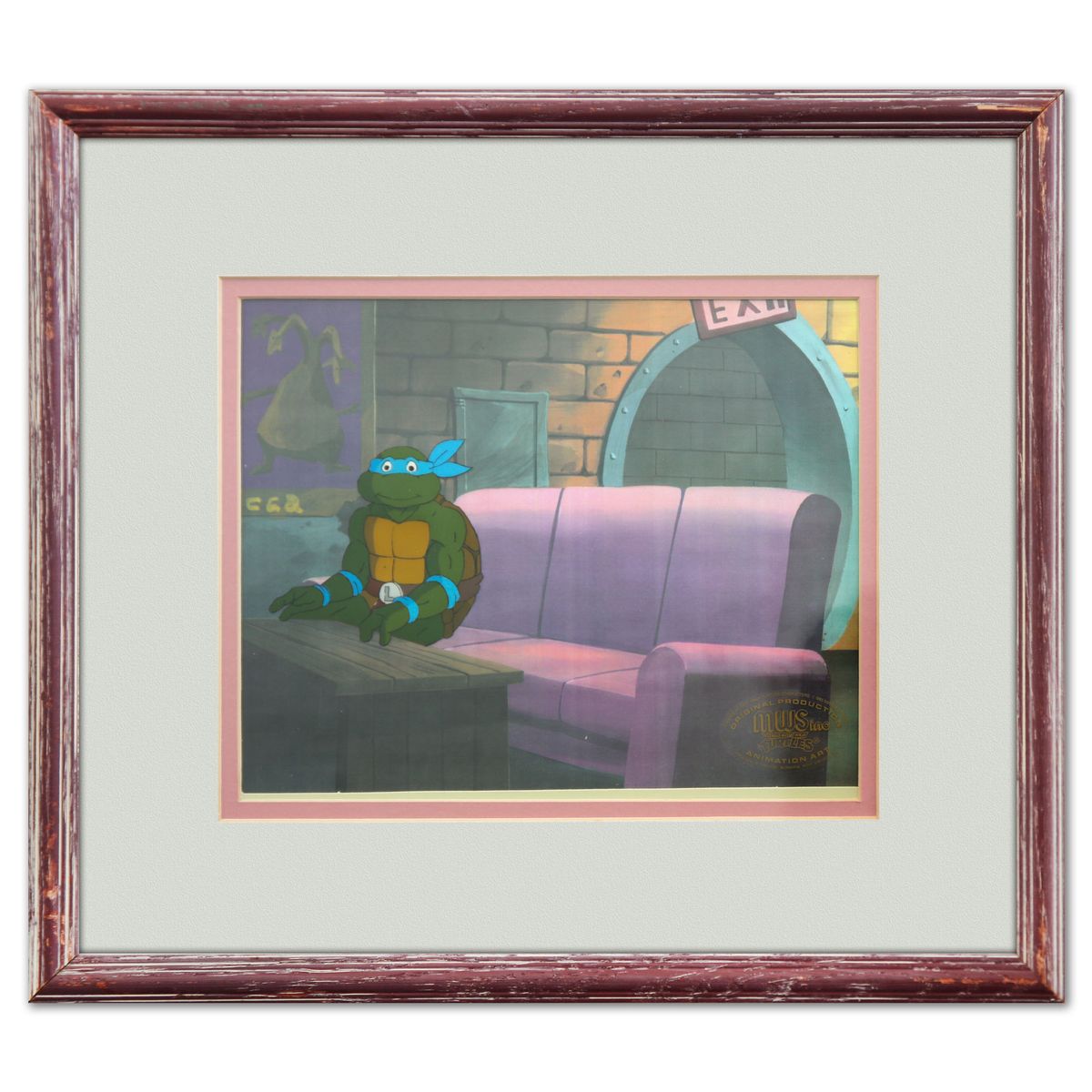 Animation Art- Hand-Painted Cel "Leonardo"