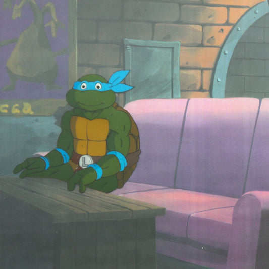 Animation Art- Hand-Painted Cel "Leonardo"