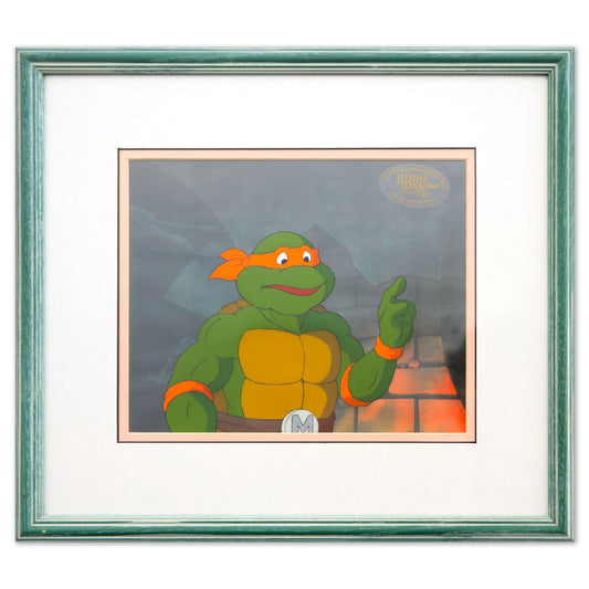 Animation Art- Hand-Painted Cel "Michelangelo"