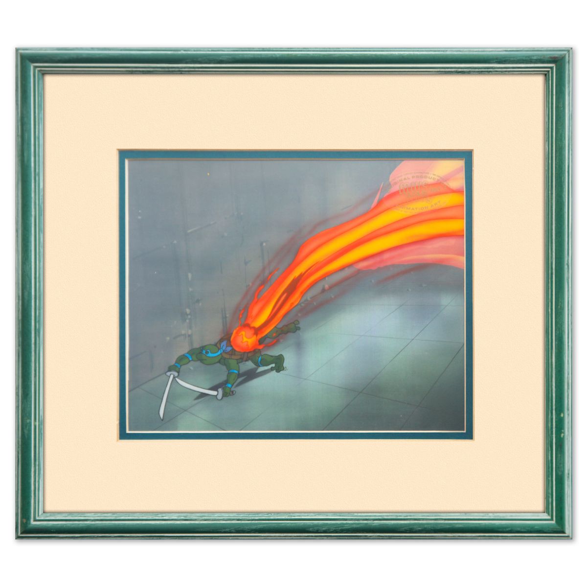 Animation Art- Hand-Painted Cel "Leonardo"