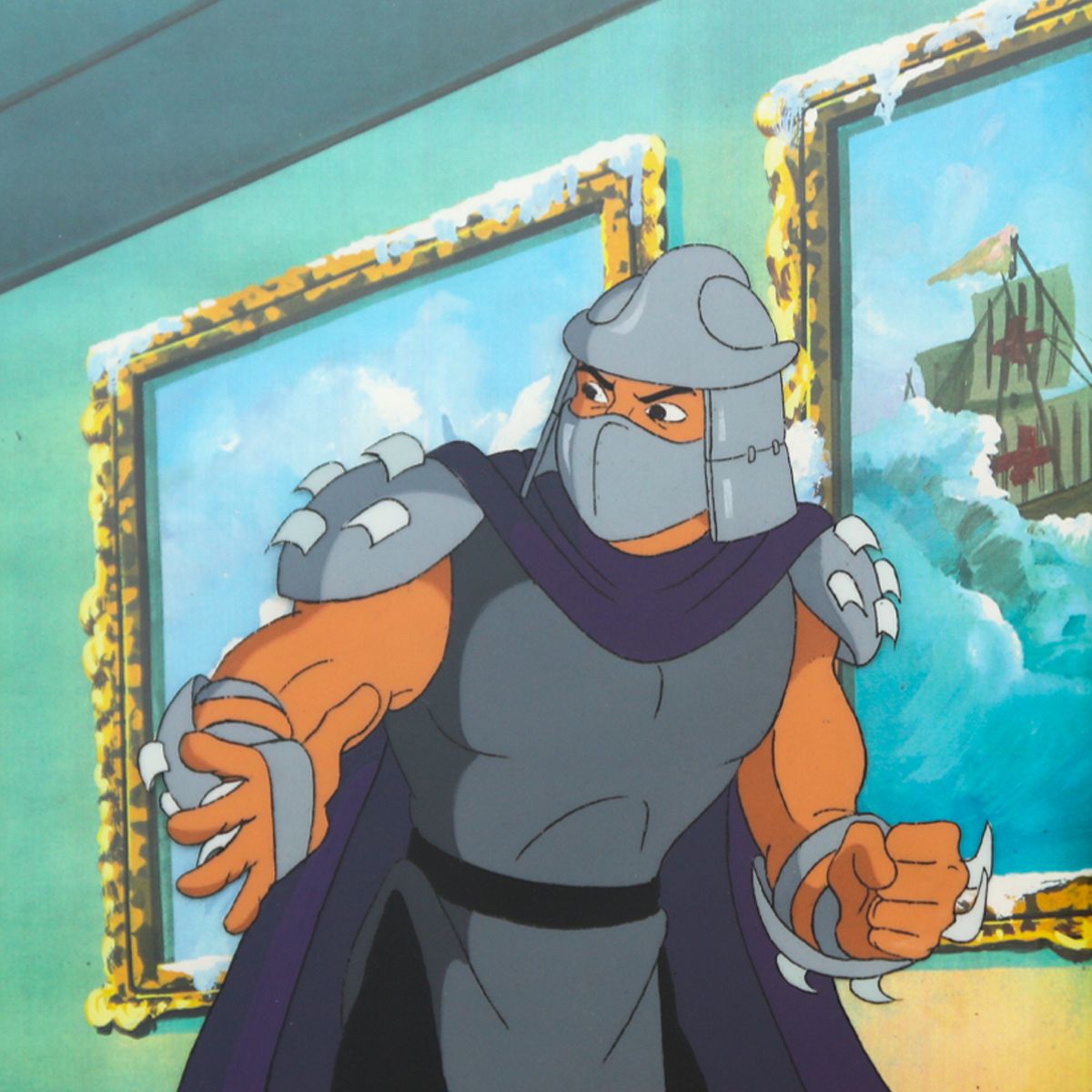 Animation Art- Hand-Painted Cel "Shredder"