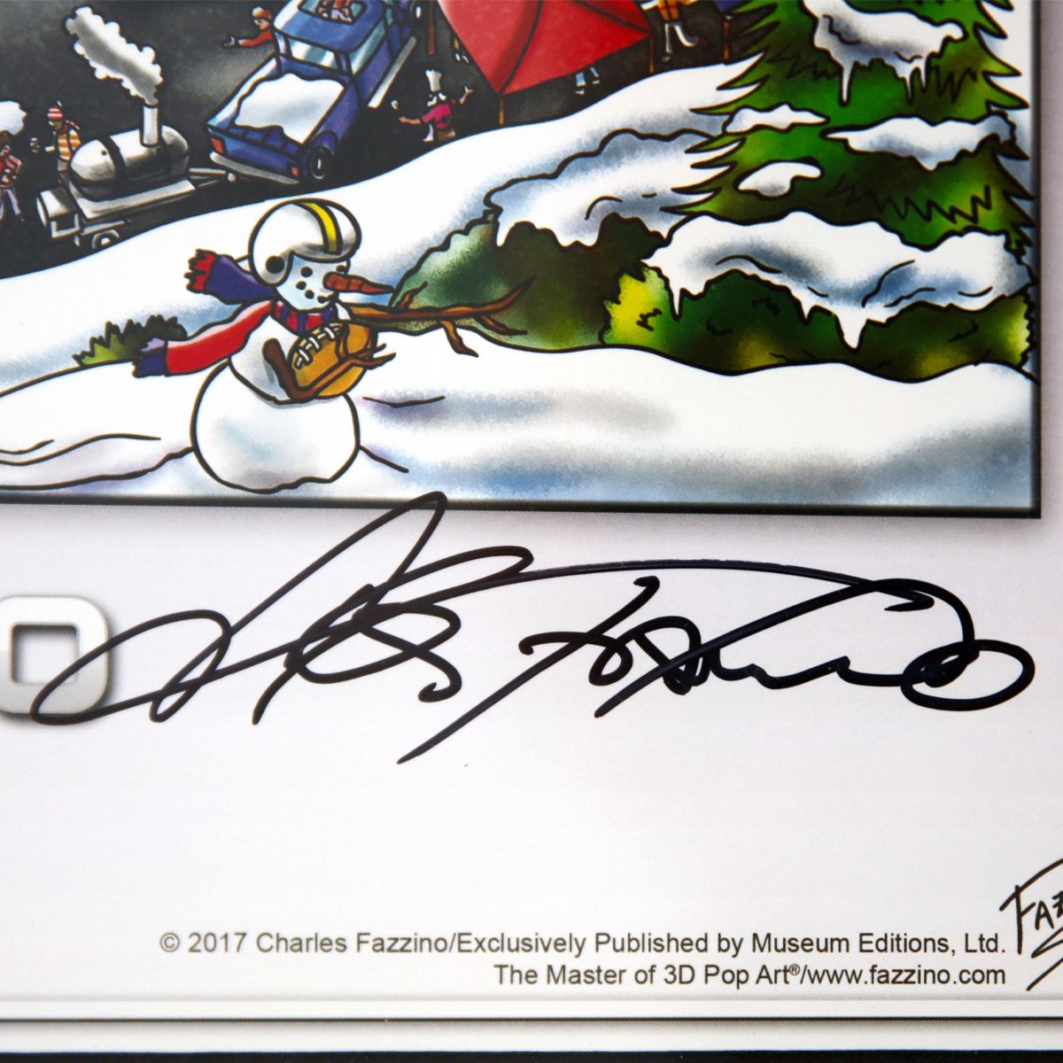 Charles Fazzino- Poster "Super Bowl Lll"