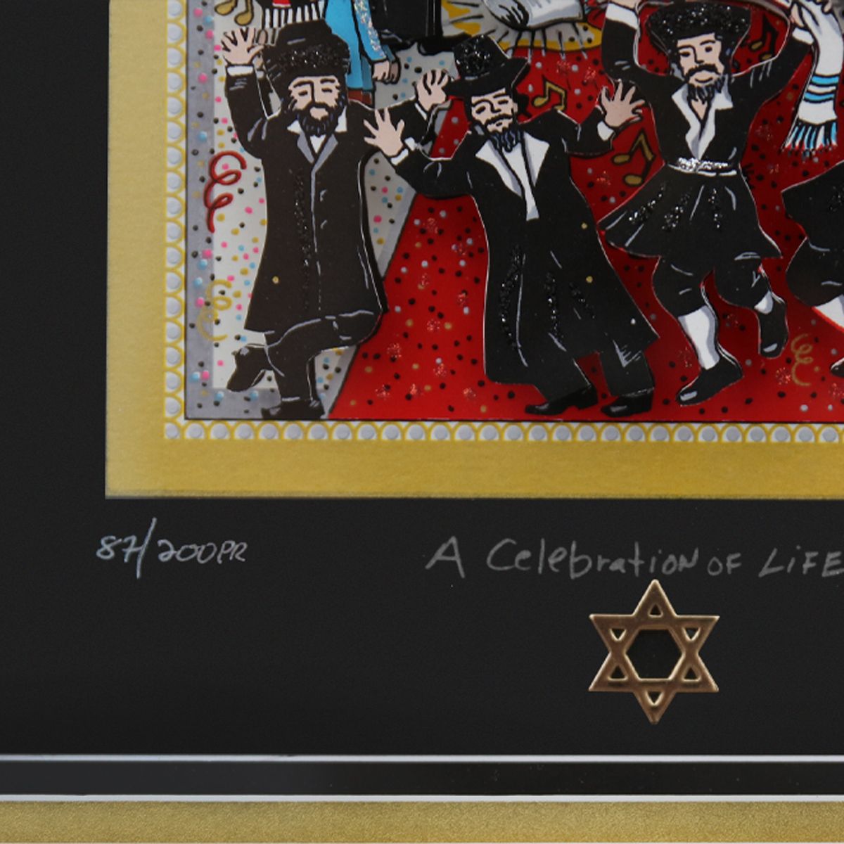 Charles Fazzino- 3D Construction Silkscreen Serigraph "A celebration of Life"