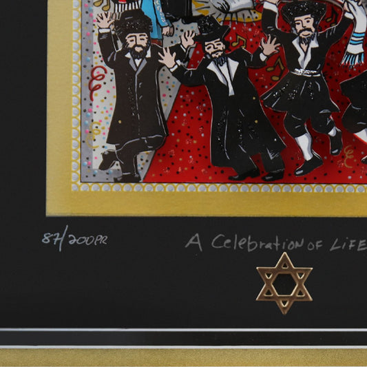 Charles Fazzino- 3D Construction Silkscreen Serigraph "A celebration of Life"