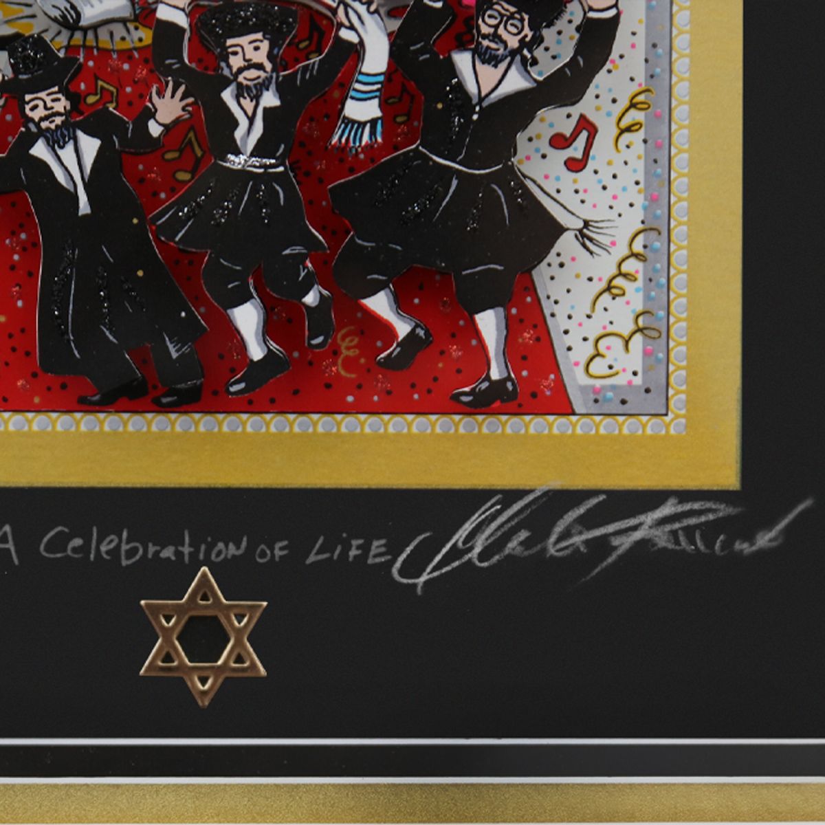 Charles Fazzino- 3D Construction Silkscreen Serigraph "A celebration of Life"