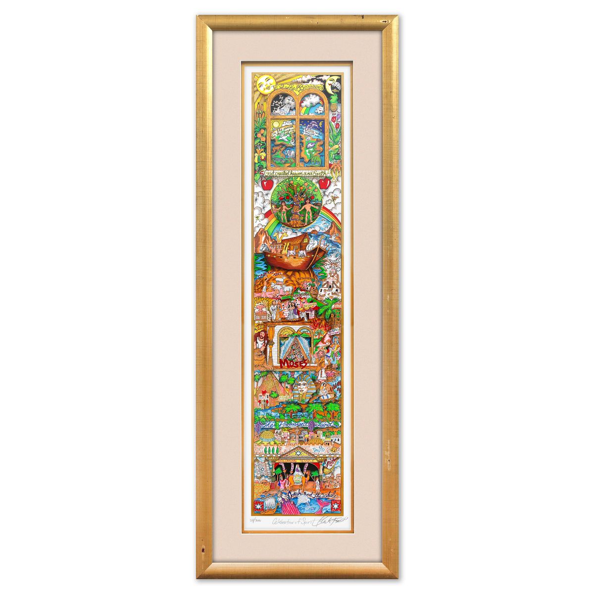 Charles Fazzino- 3D Construction Silkscreen Serigraph "Celebration of Spirit"