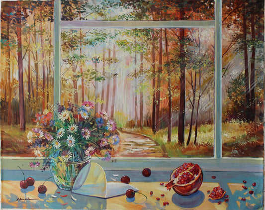 Alexander Borewko- Original Oil on Canvas "Into the Woods"