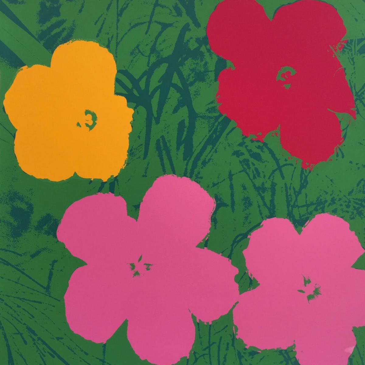 Andy Warhol- Silk Screen "Flowers 11.68"