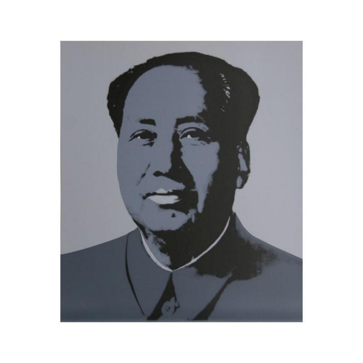 Andy Warhol- Silk Screen "Mao-Grey"