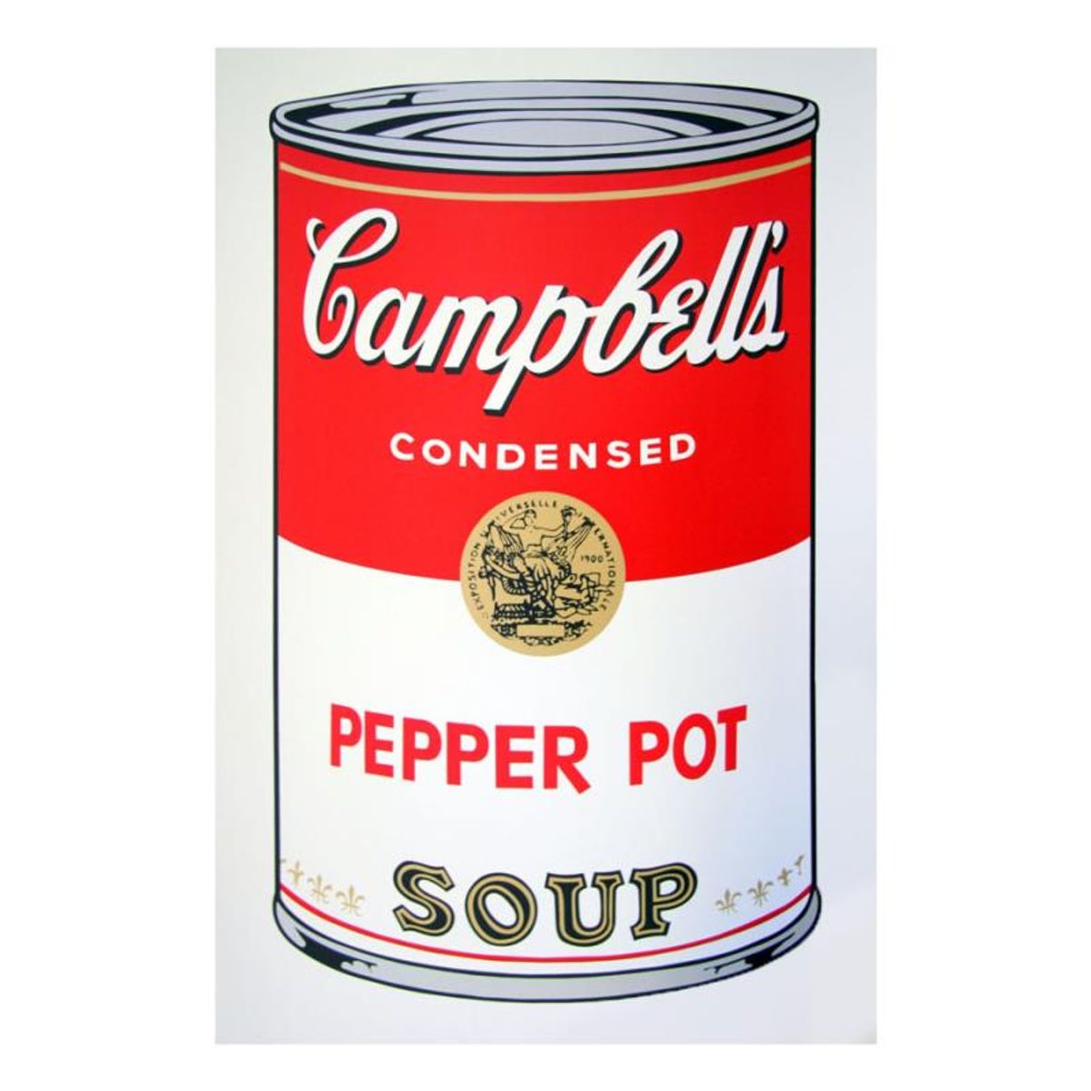 Andy Warhol "Soup Can 11.51 (Pepper Pot)" Silk Screen Print from Sunday B Morning.
