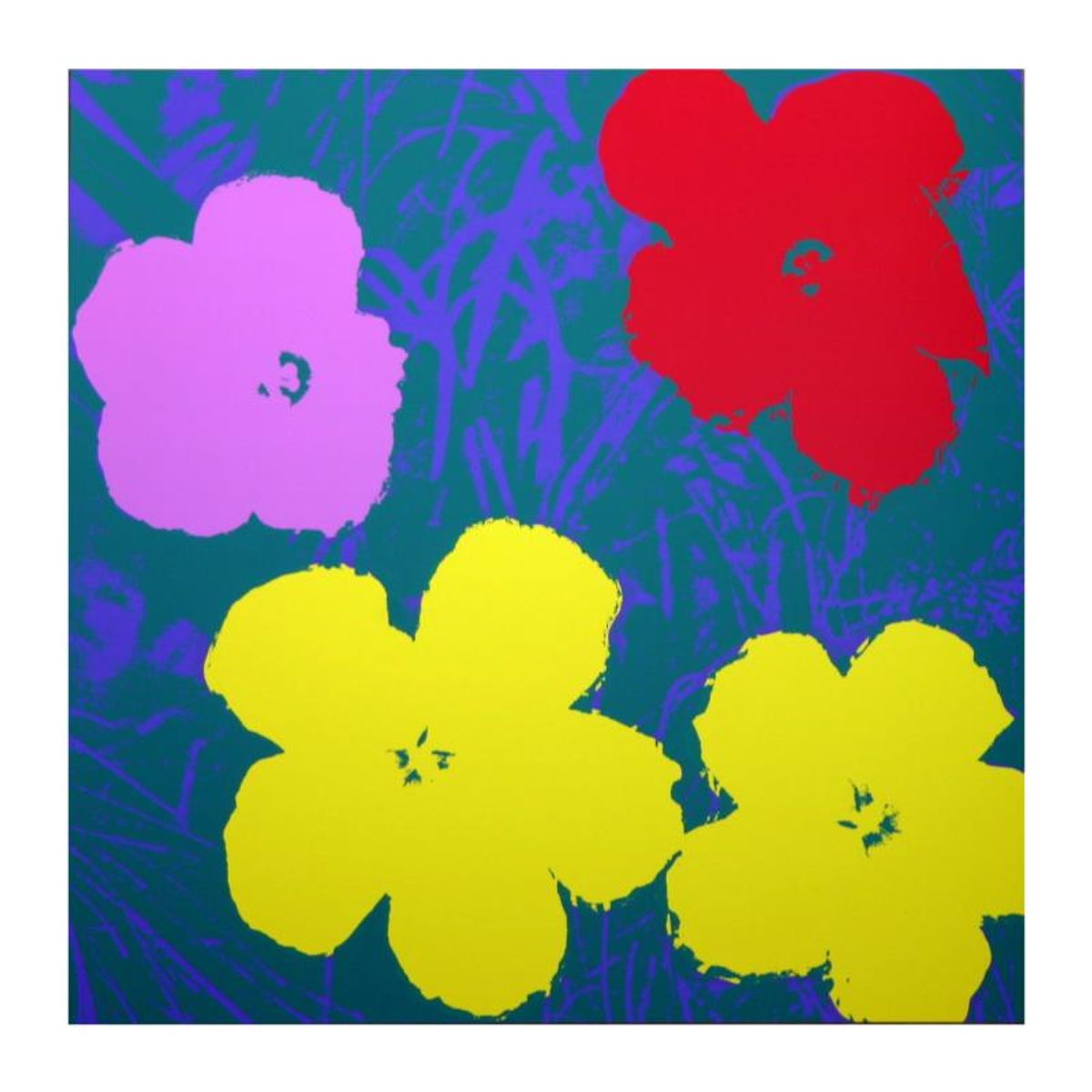 Andy Warhol "Flowers Portfolio" Suite of 10 Silk Screen Prints from Sunday B Morning.