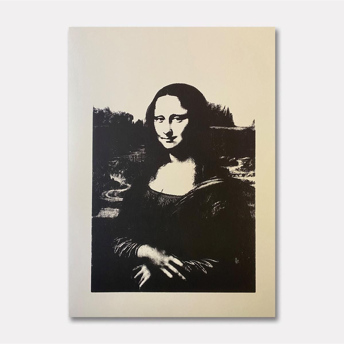 Andy Warhol- SIlkscreen on Vellum Paper "Mona Lisa #2"