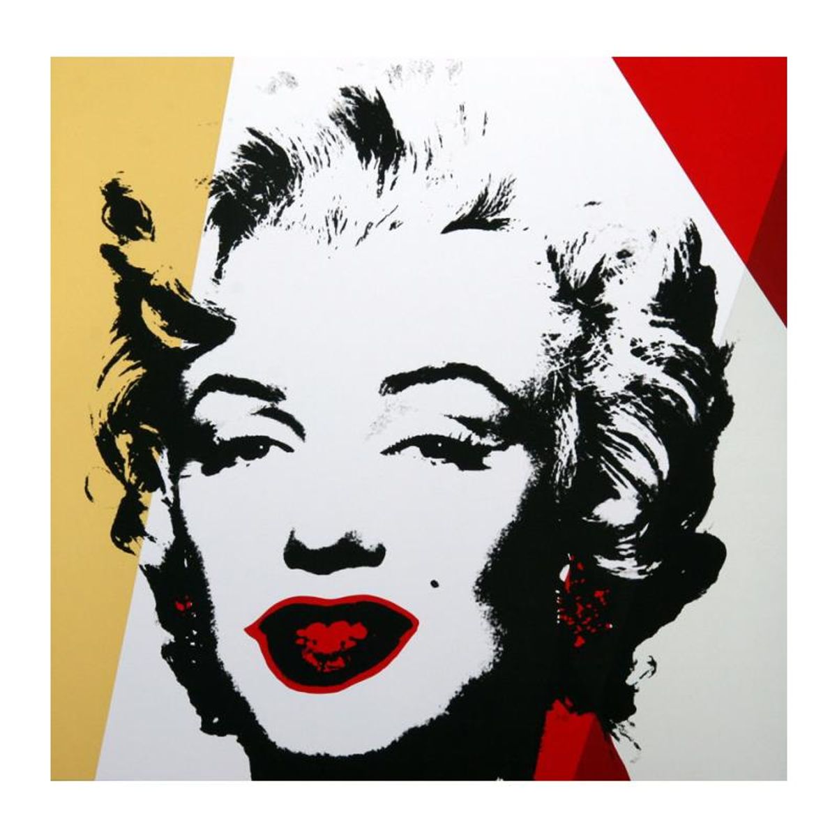 Andy Warhol "Golden Marilyn 11.37" Limited Edition Silk Screen Print from Sunday B Morning.