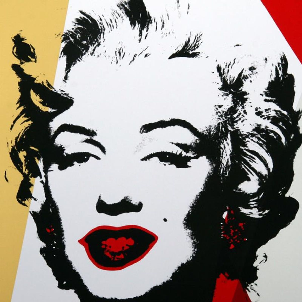 Andy Warhol "Golden Marilyn 11.37" Limited Edition Silk Screen Print from Sunday B Morning.