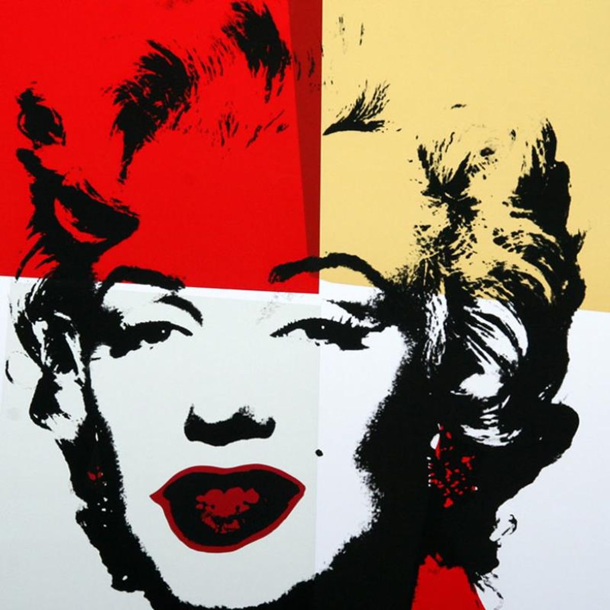 Andy Warhol "Golden Marilyn 11.38" Limited Edition Silk Screen Print from Sunday B Morning.