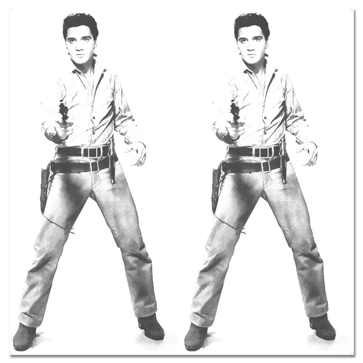 Andy Warhol "Double Elvis" Limited Edition Silk Screen Print from Sunday B Morning.