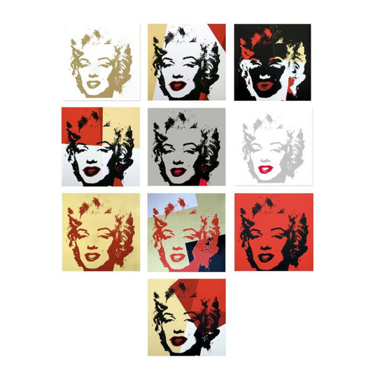 Andy Warhol "Golden Marilyn Portfolio" Limited Edition Suite of 10 Silk Screen Prints from Sunday B Morning.