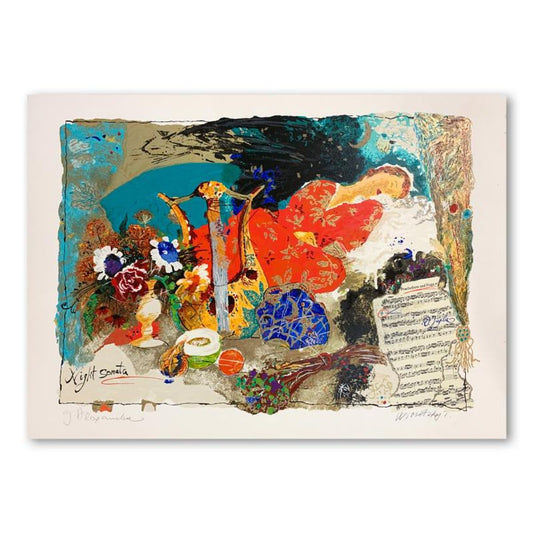 Alexander Galtchansky (1959-2008) and Tanya Wissotzky (1959-2006), Hand Signed Limited Edition Serigraph on Paper with Letter of Authenticity.