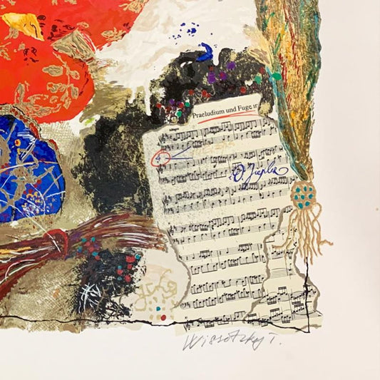 Alexander Galtchansky (1959-2008) and Tanya Wissotzky (1959-2006), Hand Signed Limited Edition Serigraph on Paper with Letter of Authenticity.