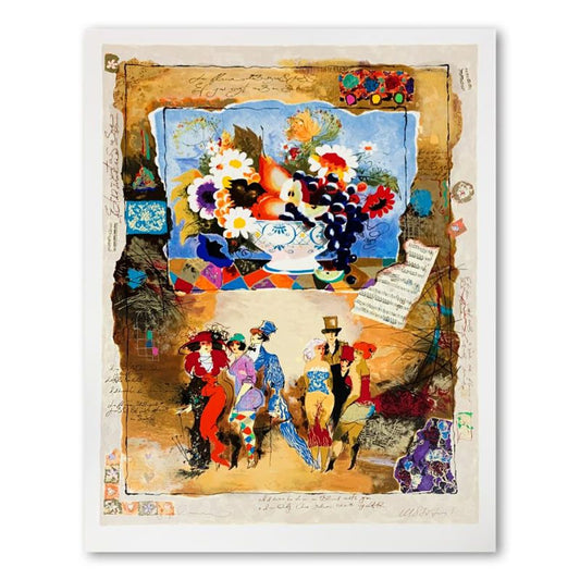 Alexander Galtchansky (1959-2008) and Tanya Wissotzky (1959-2006), Hand Signed Limited Edition Serigraph on Paper with Letter of Authenticity.