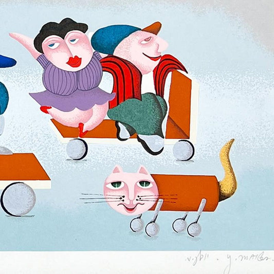Yuval Mahler, Limited Edition Serigraph, Hand Signed and Numbered with Letter of Authenticity.
