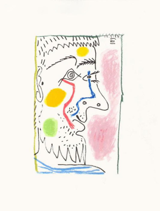 After Pablo Picasso- Lithograph "Le Gout du Bonheur 14"