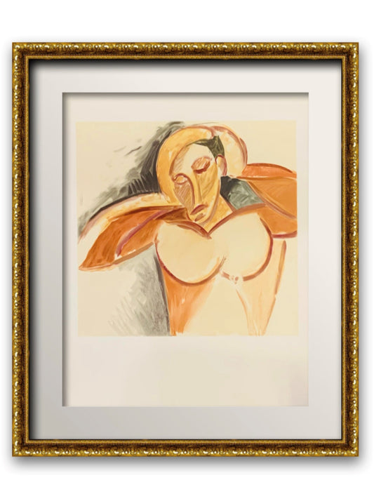 After Pablo Picasso- Lithograph on Arches Paper "Etude pour le Nu"