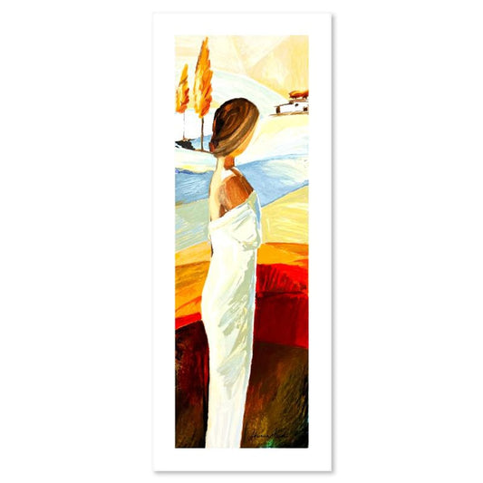 Adriana Naveh, "Future" Hand Signed, Numbered Limited Edition Serigraph with Letter of Authenticity.