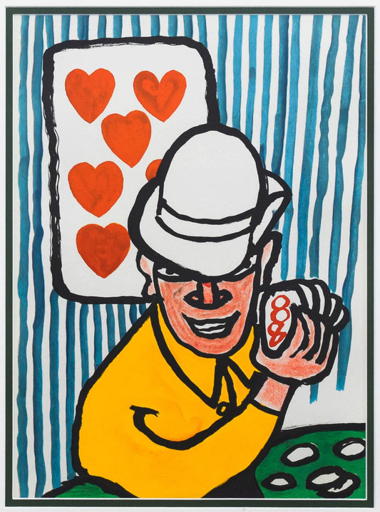 Alexander Calder- Lithograph "DLM212 - Joueurs de cartes II"