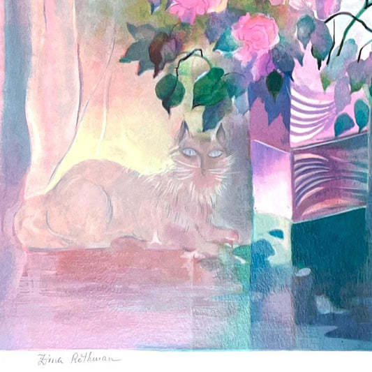 Zina Roitman, Limited Edition Serigraph, Hand Signed and Numbered, Letter of Authenticity.
