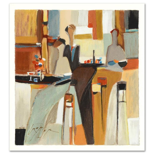 Yuri Tremler, "Evening Out" Limited Edition Serigraph by Yuri Tremler, Hand Signed with Certificate of Authenticity.